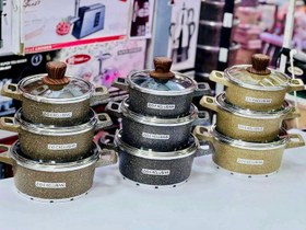 تصویر سرویس قابلمه 6 پارچه زیو مدل Z-8400-22 Set of 6 Zio pots, model 8350.26