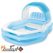 تصویر استخر بادی خانوادگی اینتکس مدل 57186 سایبان دار 