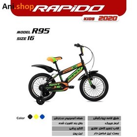 تصویر دوچرخه اسپرت راپیدو مدل R95 2020 سایز 16 کد 25 ا 47850 47850