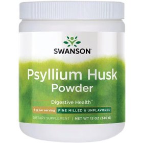 تصویر پسیلیوم هاسک سوانسون Swanson Psyllium Husk 500mg 
