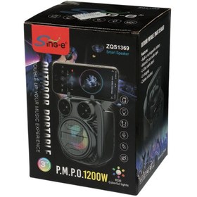 تصویر اسپیکر سینگ ای ZQS1369 Sing-E ZQS1369 Wireless Speaker