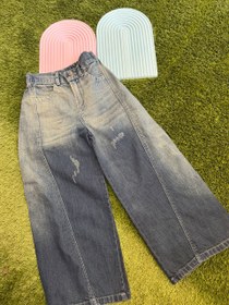 تصویر شلوار لی دخترانه مدل شافل 