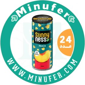 تصویر آبمیوه سانی نس هلو ۲۴۰ سی سی - باکس 24 عددی Sunny Ness Peach With Fruit Pieces - 240ml