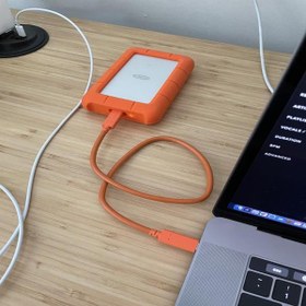 تصویر هارد دیسک اکسترنال لسی مدل Rugged USB-C ظرفیت 2 ترابایت 