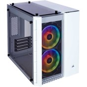 تصویر کیس کامپیوتر کورسیر مدل Crystal Series 280X RGB White Corsair Crystal Series 280X RGB White Micro ATX Computer CASE