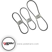 تصویر تسمه سه تیکه دینام هیدرولیک کولر اصلی نیسان موتور – مناسب برای نیسان رونیز، پیکاپ و سرانزا 