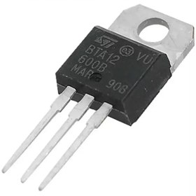 تصویر ترایاک 600V 12A مدل BTA12-600B 