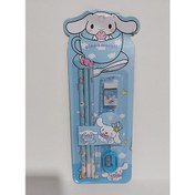 تصویر پک هدیه لوازم تحریر مدل 5 تکه (فروش به صورت عمده) - آبی روشن 5-piece stationery gift pack