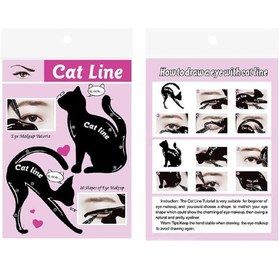 تصویر شابلون خط چشم گربه ای ا Cat Line Cat Line