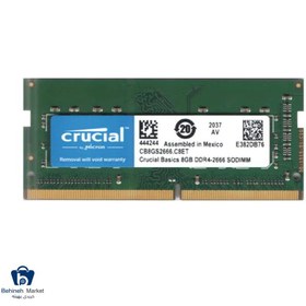 تصویر رم لپ تاپ سلیکون پاور مدل DDR4 2666MHz CL19 ظرفیت 8 گیگابایت 