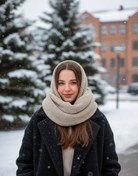 تصویر شال گردن رینگی زنانه و مردانه 