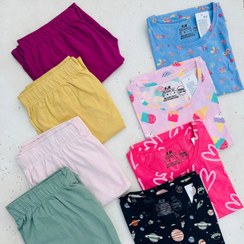 تصویر ست تیشرت طرحدار و شلوار ساده H&M 