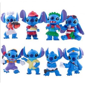 تصویر فیگور استیچ مجموعه 8 عددی از انیمیشن لیلو و استیچ Stitch figure 