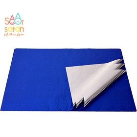 تصویر کاغذ کادو لیزری آبی 