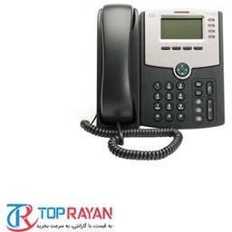 تصویر تلفن تحت شبکه سیسکو مدل SPA ۵۰۴ Cisco SPA 504 Corded IP Phone