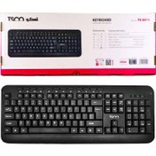 تصویر کیبورد تسکو 8011 با حروف فارسی tsco TK 8011 wired keyboard