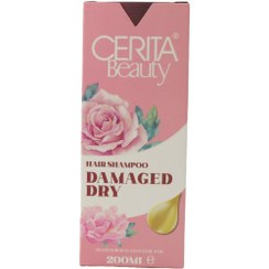 تصویر شامپو سریتا مناسب موی خشک و آسیب دیده Cerita Shampoo for Damaged dry hair 200ml