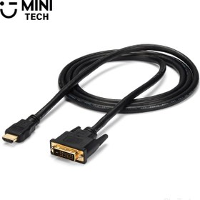 تصویر کابل DVI به HDMI مینی تک 1.5 متری 