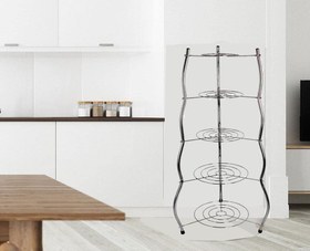 تصویر استند قابلمه ۵ طبقه موجی 