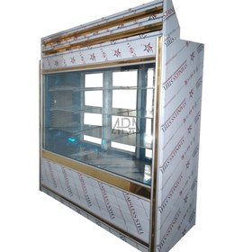 تصویر یخچال ایستاده ویترینی ۱۵۰ سانتی متری 