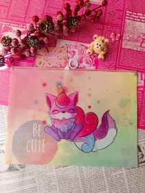 تصویر پوشه سایز A4 زیپی 