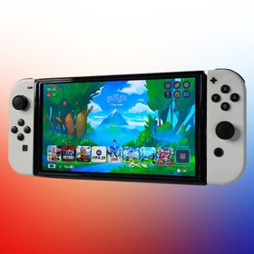 تصویر کنسول بازی نینتندو سوییچ (کپی خور) OLED Nintendo Switch OLED (Copy Set)