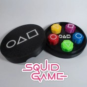 تصویر ست سه بعدی گونگی بازی مرکب اسکوییدگیم squidgame با کیس مخصوص 