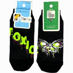 تصویر جوارب مچی فانتزی طرح تاکسیک کد 64 