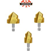 تصویر مته کاجی لوله سفید 3عددی 