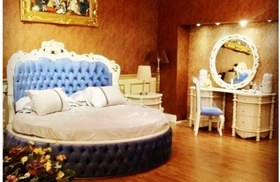 تصویر تخت خواب سلطنتی گرد موناکو MONACO 