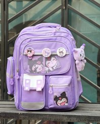 تصویر کوله پشتی مدرسه دخترانه کرومی مدل 88441 با جنس پلی استر 