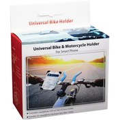 تصویر پایه نگهدارنده گوشی موبایل Universal مناسب برای موتور سیکلت و دوچرخه 
