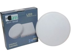 تصویر پنل روکار تمام نور ۲۴وات گردایرانمهر 