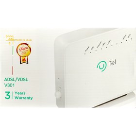 تصویر مودم روتر یو.تل بی سیم مدل VDSL2/ADSL2 Plus V301 V301 Wireless VDSL2/ADSL2 Plus Modem Router
