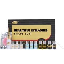 تصویر پک لیفت و لمینت مژه و ابرو استار کالرز گرید A با هولوگرام 