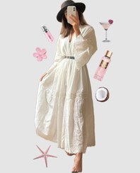 تصویر پیراهن خامه دوزی 