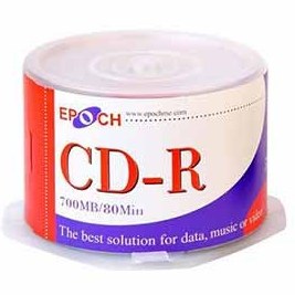 تصویر سی دی خام ایپاک 52x بسته 50 عددی ا Epoch CD-R Pack of 50 Epoch CD-R Pack of 50