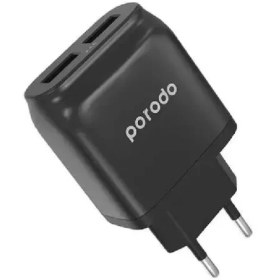 تصویر شارژر دیواری پرودو مدل PD-0203LEU به همراه کابل تبدیل Lightning Porodo PD-0203LEU Wall Charger with Lightning Cable