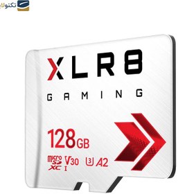 تصویر کارت حافظه MicroSDXC پی ان وای مدل XLR8 Gaming کلاس 10 V30 ظرفیت 128 گیگابایت PNY XLR8 Gaming MicroSDXC V30 Flash Card - 128GB