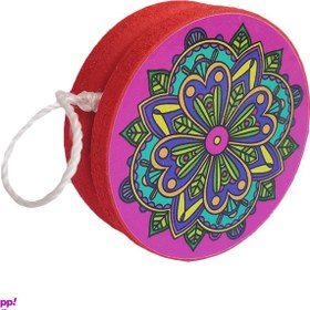 تصویر یویو مدل چوبی طرح 1 