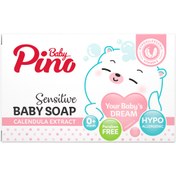 تصویر صابون کرمی کودک و نوزاد مناسب پوست حساس حجم 75 گرم پینو بیبی Pino Baby Cream Soap Infant For Sensetive Skin 75 g