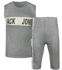 تصویر ست تاپ و شلوارک مردانه طرح Jack&Jones 