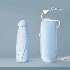 تصویر چتر مسافرتی کپسولی تاشو ضد باد با محافظت ۹۵% در برابر UV 