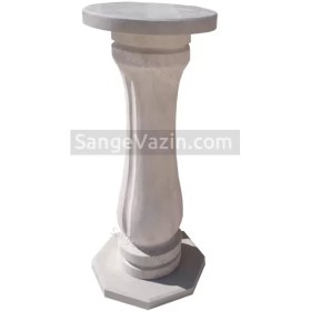 تصویر پایه میز و پایه گلدان سنگی 
