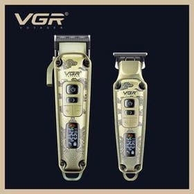 تصویر ماشین اصلاح سر و صورت دوقلو وی جی آر مدل V-643 V-643 hair CLIPPER and TRIMMER SET0