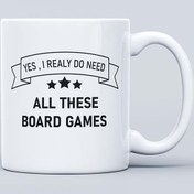 تصویر ماگ سرامیکی طرح بردگیم Board game کد 00621 