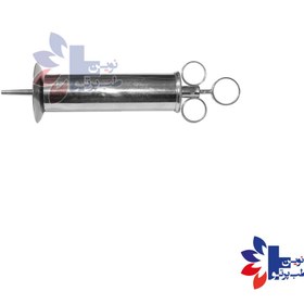 تصویر سرنگ گوش استیل 100cc 