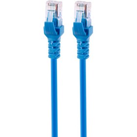 تصویر کابل شبکه Cat 6 یک متری Cat 6 network cable, a metric 6 patch cord cable