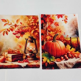 تصویر دستمال آشپزخانه عروس جنس حوله ای پینترستی 