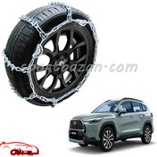 تصویر زنجیر چرخ تویوتا کرولا کراس مدل نردبانی آچاری-یخ شکن دار 